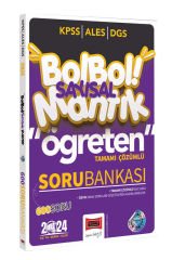 Yargı Yayınları 2024 KPSS ALES DGS Bol Bol Öğreten Sayısal Mantık Tamamı Çözümlü 600 Soru Bankası
