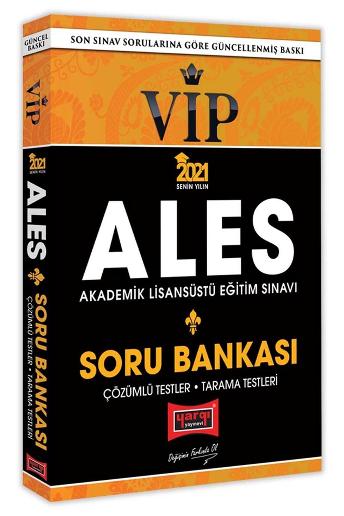 ​Yargı Yayınları 2021 ALES VIP Tamamı Çözümlü Soru Bankası