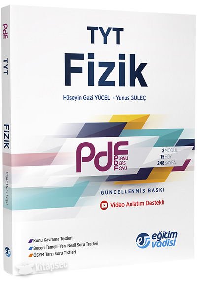TYT Fizik Planlı Ders Föyü PDF Video Anlatım Destekli