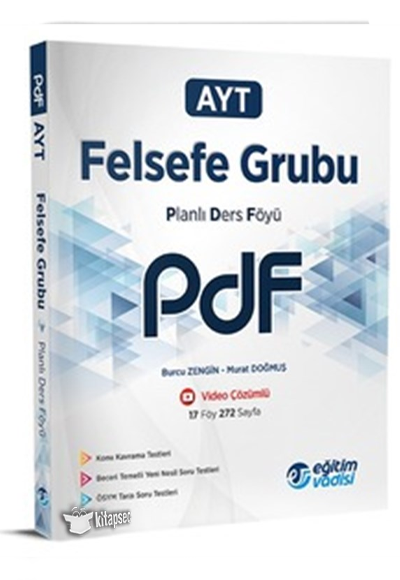 AYT Felsefe Planlı Ders Föyü PDF Video Anlatım Destekli