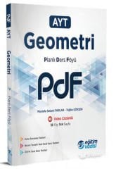 AYT Geometri Planlı Ders Föyü PDF Video Anlatım Destekli