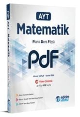 AYT Matematik Planlı Ders Föyü PDF Video Anlatım Destekli