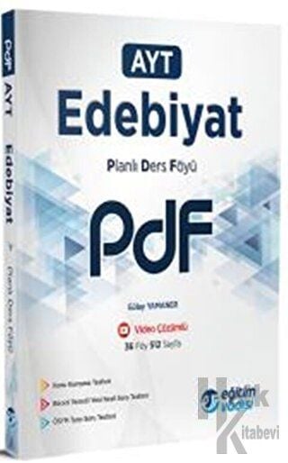 AYT Edebiyat Planlı Ders Föyü PDF Video Anlatım Destekli