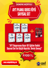 Eğitim Vadisi AYT Planlı Ders Föyü Sayısal Set (Karma Deneme Hediyeli)