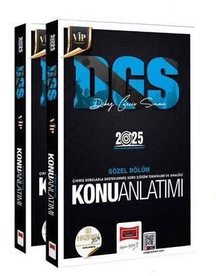 Yargı Yayınları 2025 DGS VİP Sayısal-Sözel Yetenek Konu Anlatımlı Set