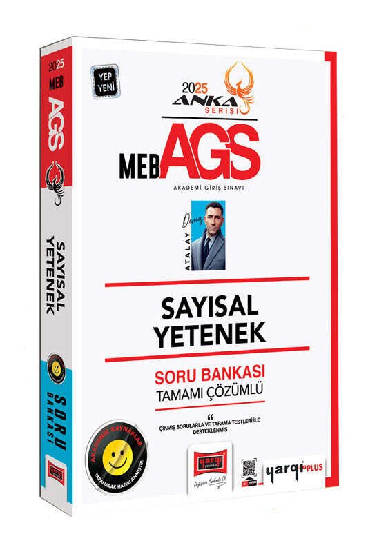 Yargı Yayınları 2025 MEB-AGS Anka Serisi Sayısal Yetenek Tamamı Çözümlü Soru Bankası