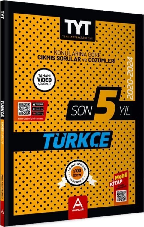 Son 5 Yıl TYT Türkçe Çıkmış Sorular 2020-2024