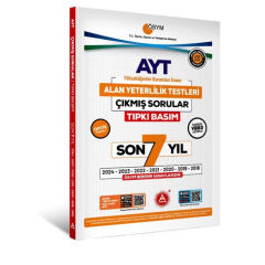 Son 7 yıl AYT Çıkmış Sorular-Tıpkı Basım-Bire Bir ÖSYM-Tamamı Video Çözümlü