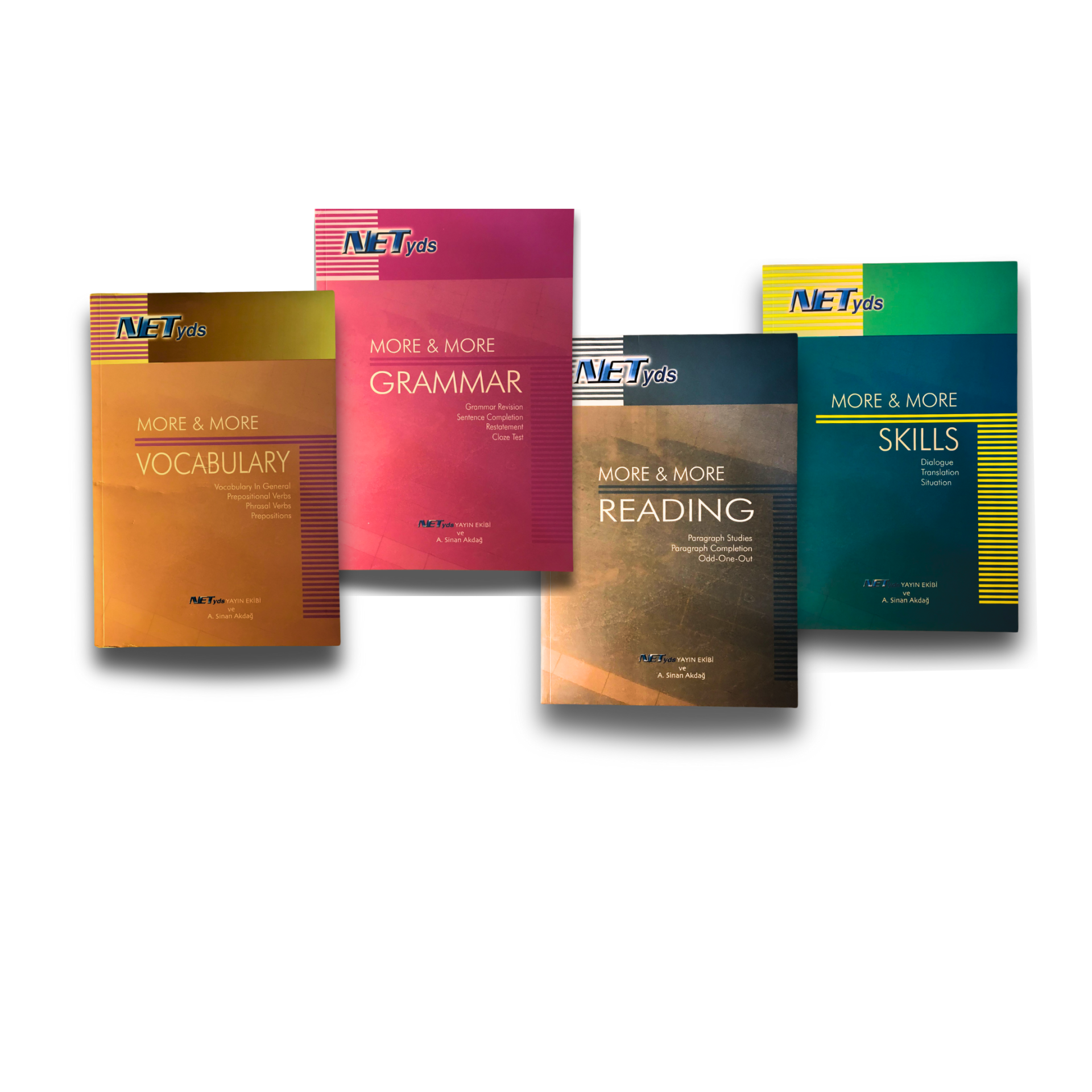 More and More 4’lü Sınav Hazırlık Seti - Grammar, Vocabulary, Reading ve Skills