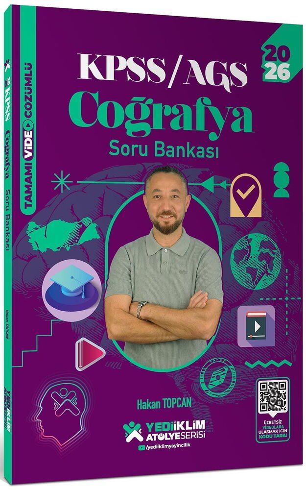 2026 KPSS AGS Genel Kültür Coğrafya Tamamı Video Çözümlü Soru Bankası