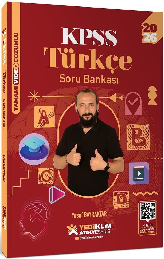 2026 KPSS  Genel Yetenek Türkçe Tamamı Video Çözümlü Soru Bankası