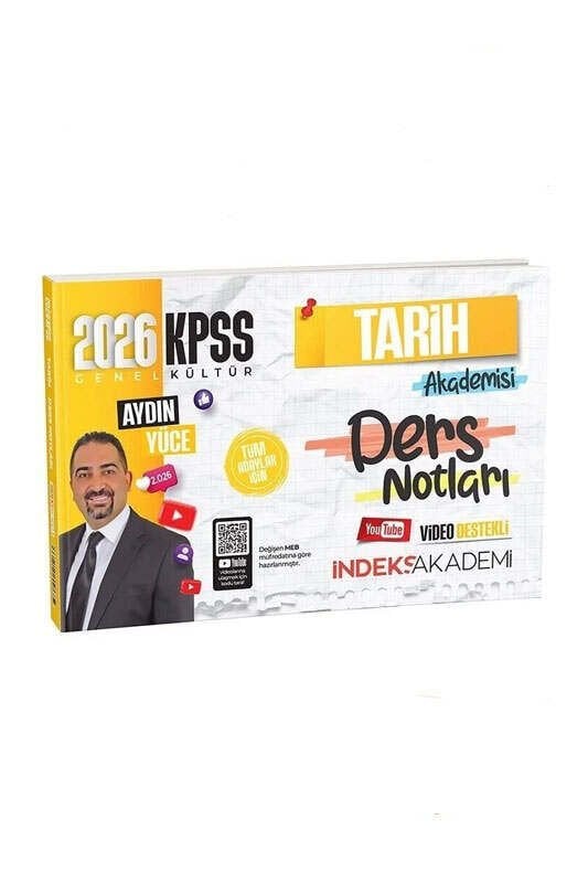 İndeks Akademi 2026 KPSS Tarih Akademisi Video Ders Notları