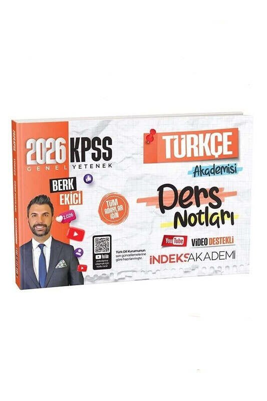 İndeks Akademi 2026 KPSS Türkçe Akademisi Video Ders Notları