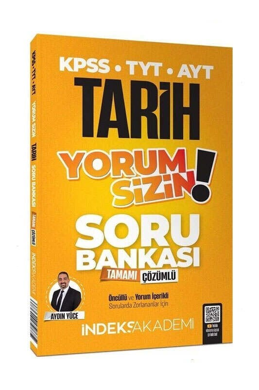 İndeks Akademi 2025 KPSS TYT AYT Tarih Yorum Sizin Soru Bankası