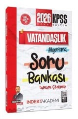 İndeks Akademi 2026 KPSS Vatandaşlık Algoritması Tamamı Çözümlü Soru Bankası