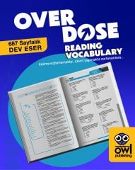 Hakkı Hoca'dan Overdose Reading Vocabulary (Ön Satış)
