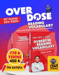 Hakkı Hoca'dan Overdose Reading Vocabulary (Ön Satış)