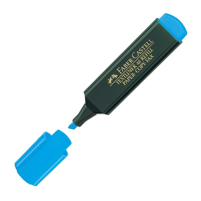 Faber-Castell Fosforlu Kalem Mavi