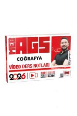 Yargı Yayınları 2026 MEB-AGS Öğretmen Adayları İçin Coğrafya Video Ders Notları (Engin Eraydın)