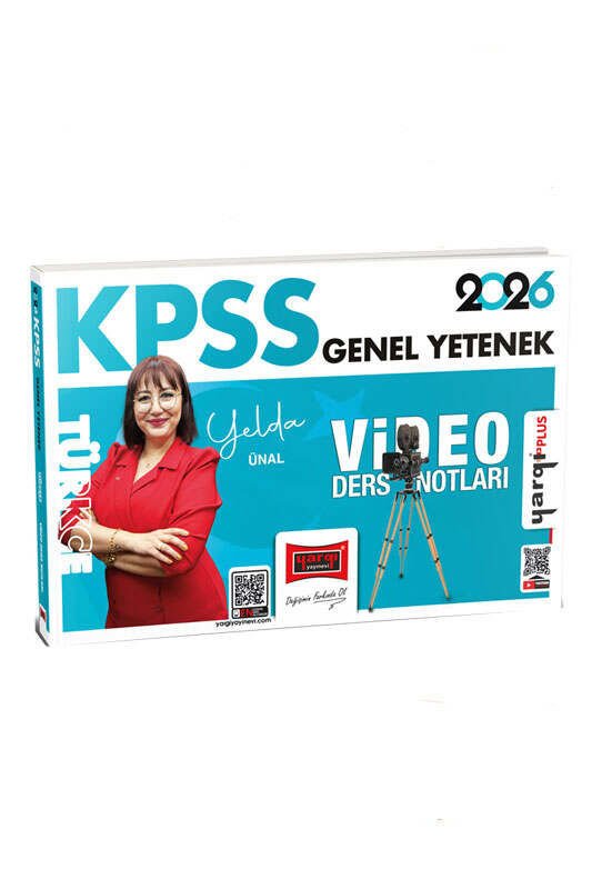 Yargı Yayınları 2026 KPSS Genel Yetenek Türkçe Video Ders Notları (Yelda Ünal)