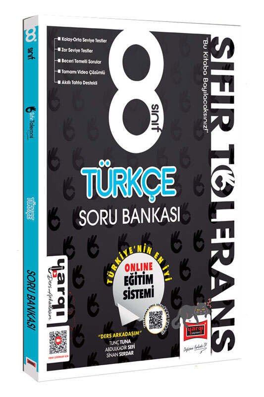 Yargı Ders Arkadaşım 8.Sınıf Sıfır Tolerans Türkçe Soru Bankası