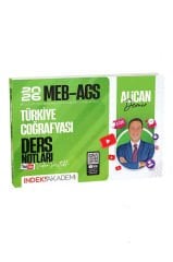 İndeks Akademi 2026 MEB-AGS Türkiye Coğrafyası Video Ders Notları