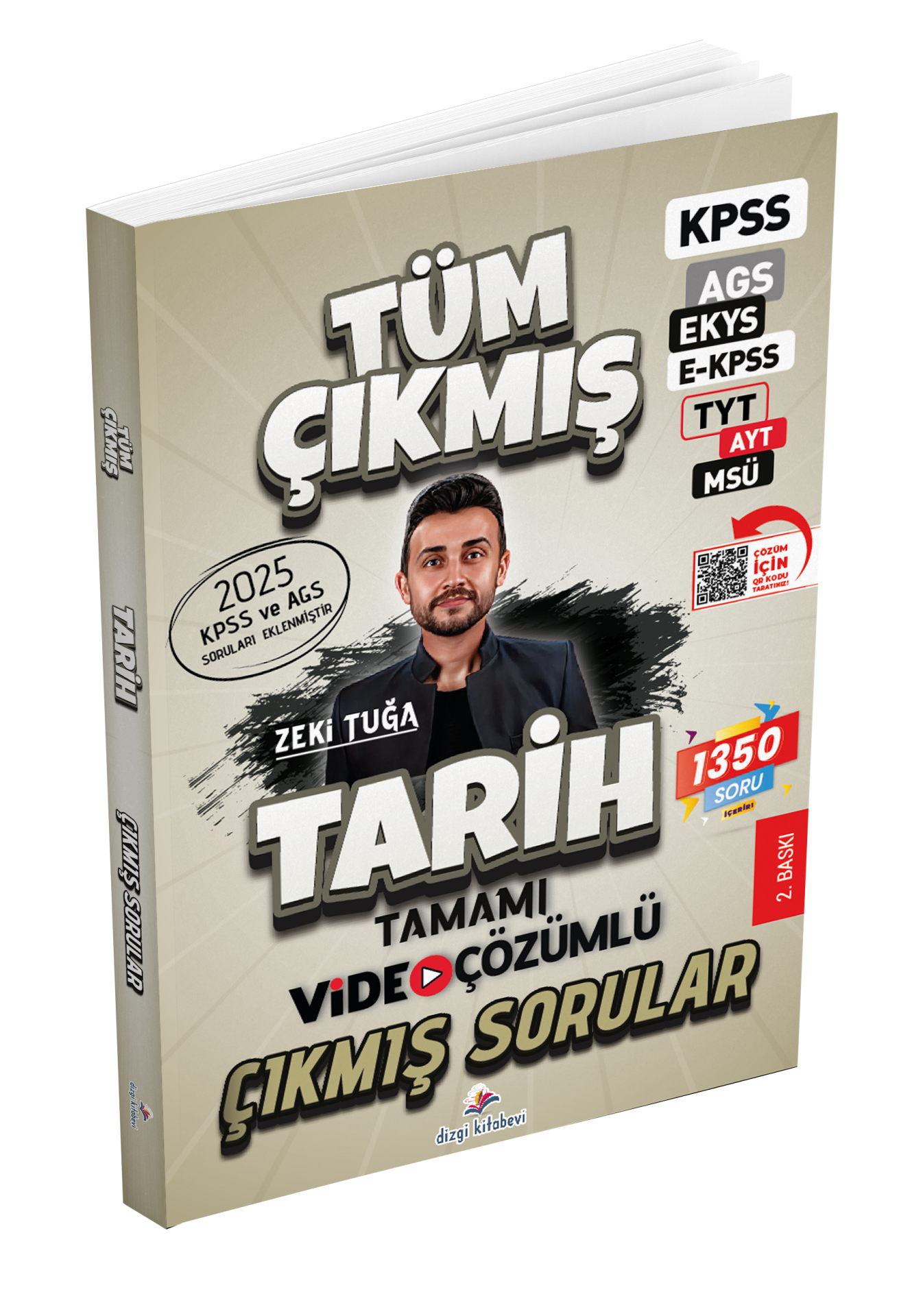 Dizgi Kitap 2026 Tarih Tüm Sınavlar Tamamı Video Çözümlü Çıkmış Sorular 2. Baskı Zeki Tuğa