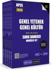 2026 KPSS Genel Yetenek Genel Kültür Tamamı Çözümlü Soru Bankası Seti - (5 Kitap)