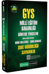 2026 GYS MEB Görevde Yükselme Sınavlarına Hazırlık Konu Anlatımlı Soru Bankası ŞUBE MÜDÜRLÜĞÜ SAYMANLIK