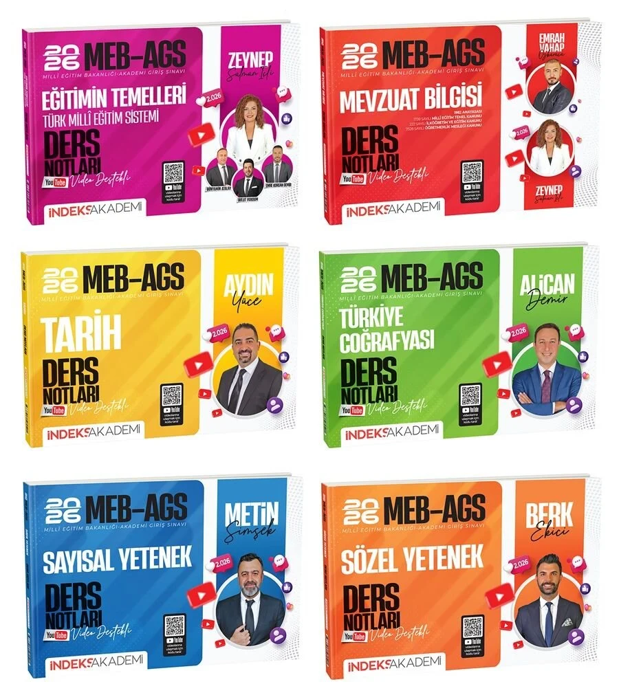 2026 MEB-AGS Tüm Dersler Ders Notları