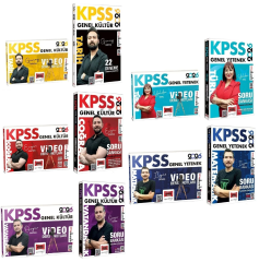 2026 KPSS Genel Yetenek Genel Kültür Video Ders Notları + Soru Bankası 10 lu Set