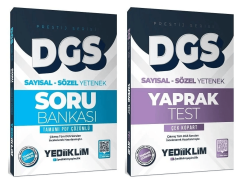 2026 DGS Prestij Soru Bankası + Yaprak Test 2 li Set