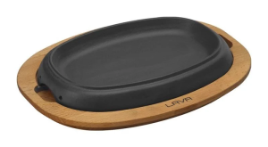 Lava Oval Hot Plate Sunum Seti 18,8x25,4x4 cm