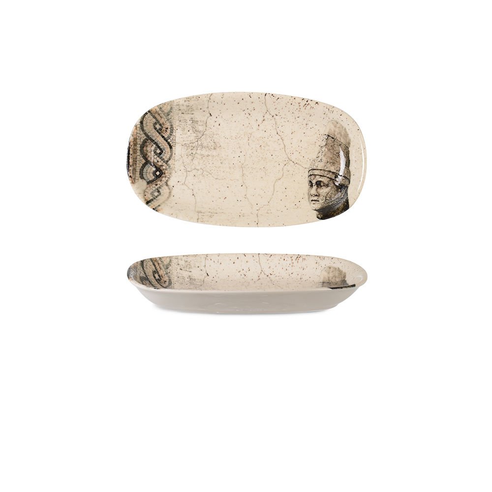 Rinart Porselen Remnant Valencia Oval Tabak 16,3x9 cm