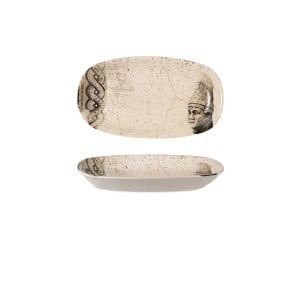 Rinart Porselen Remnant Valencia Oval Tabak 16,3x9 cm