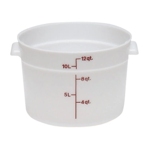 Cambro Polietilen Yuvarlak Saklama Kapları 11,4 lt