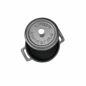 Lava Döküm Mini Tencere 0,35 Lt Gri