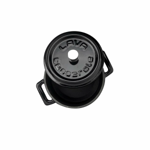 Lava Döküm Mini Tencere 0,35 Lt Siyah