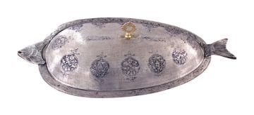 Bakır Balık Sunum Tabağı