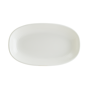 Bonna Loop Gourmet Oval Kayık Tabak 34x19 cm