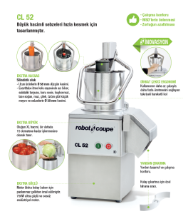 Robot Coupe Sebze Doğrama Makinesi - (CL 52 -1V)
