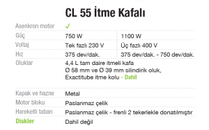 Robot Coupe Sebze Doğrama Makinesi - CL 55 İtme Kafalı