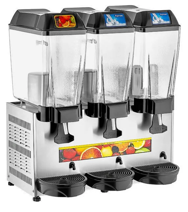 Remta Üçlü Şerbet+Ayran+Ayran Soğutucu 20+20+20 Lt Gümüş - ST19