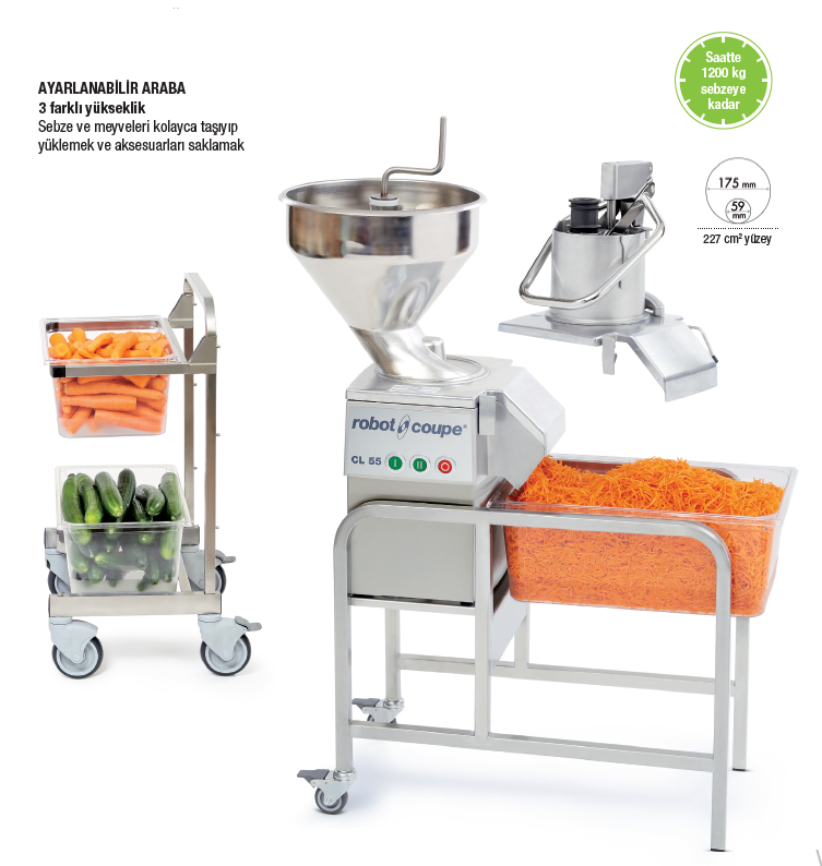 Robot Coupe Sebze Doğrama Çalışma İstasyonu - CL 55