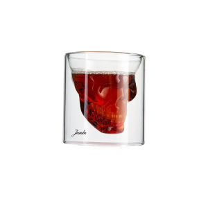 Jumbo Glory Double Wall 2'li Çift Cidarlı Skull Bardak 150 cc