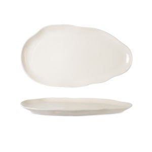 Rinart Porselen Cream Kayla Doğal Oval Tabak 27 cm