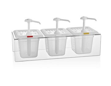 Gastroplast Triple Sauce Bowl Set 3x2 LT