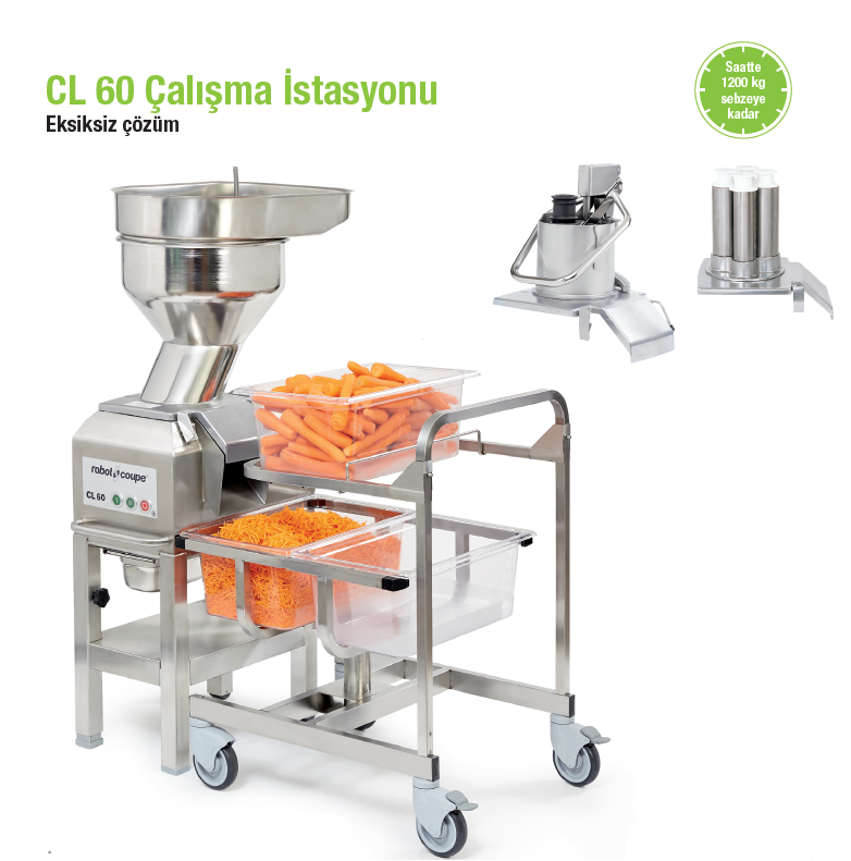 Robot Coupe Sebze Doğrama Makinesi Çalışma İstasyonu - CL 60