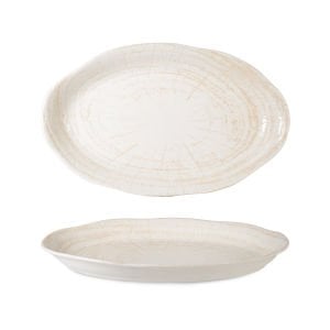 Rinart Porselen Paradiso Kayla Doğal Oval Tabak 32x20 cm