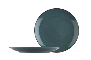 Kütahya Porselen Color X Mavi Düz Tabak 25 cm